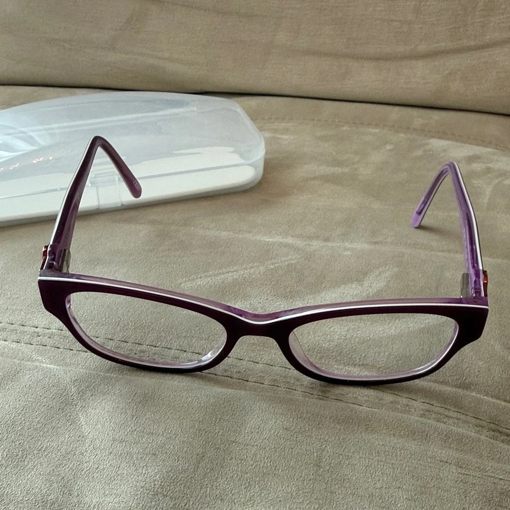 Sketchers Girls Purple Eyeglasses with Case